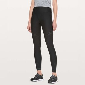 Lululemon women’s black zoned in tight - 6